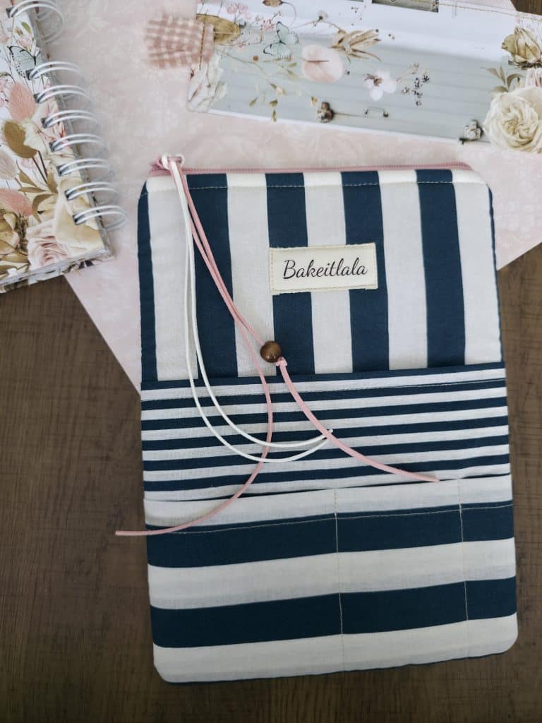 Navy Stripe A5 Planner Cover