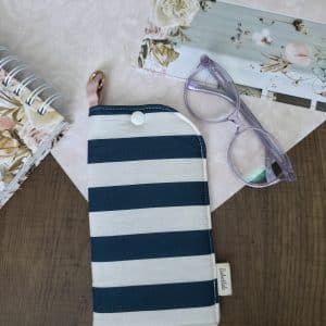 Coastal Stripe Glasses Case