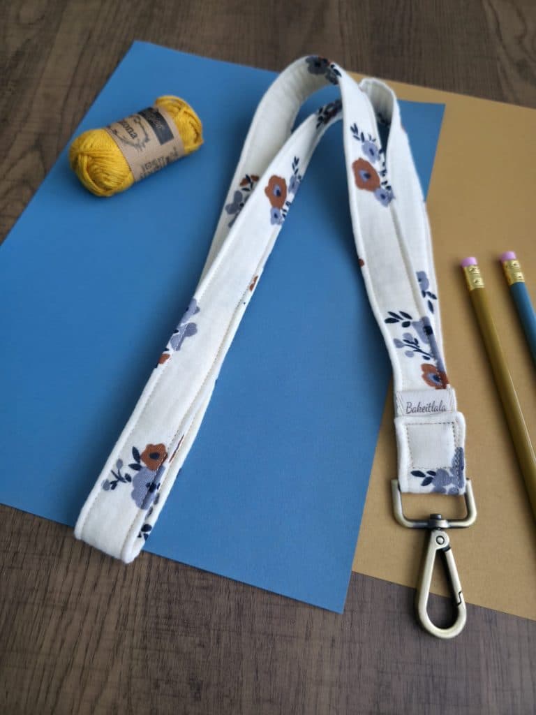 Cinamond Roll Handmade Fabric Lanyard