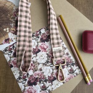 Hot Chocolate & Marshmallow Fabric Lanyard