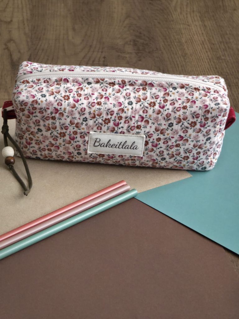 Red Velvet Padded Pencil Case